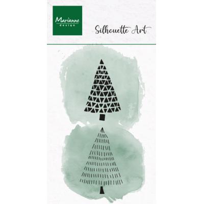 Marianne Design Silhouette Art Stempel - Merry Trees
