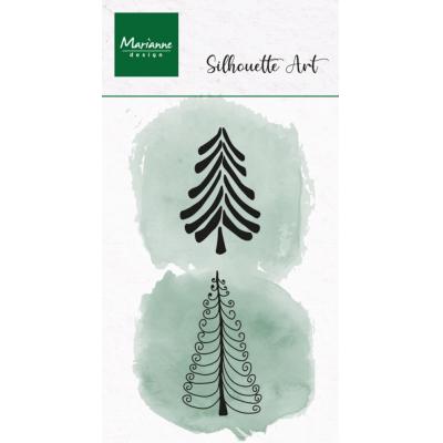 Marianne Design Silhouette Art Stempel - Jolly Trees