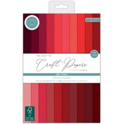 Craft Consortium The Essentials Premium Cardstock - Red Tones