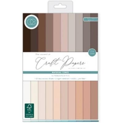 Craft Consortium The Essentials Premium Cardstock - Natural Tones