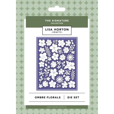 Lisa Horton Crafts The Signature Craft Dies - Ombre Florals