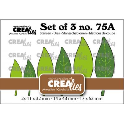 Crealies Cutting Dies - Leaves 21 (Mirror Image)