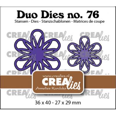 Crealies Cutting Dies - Open Flowers 31