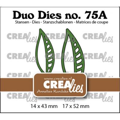 Crealies Cutting Dies - Leaves 21 (Mirror Image)
