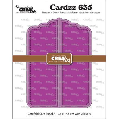Crealies Cardzz Dies - Gatefold Card Paneel A