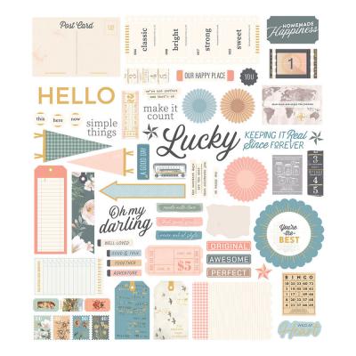 Spellbinders Clementine Cardstock Sentiments
