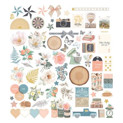 Spellbinders Clementine Cardstock Ephemera