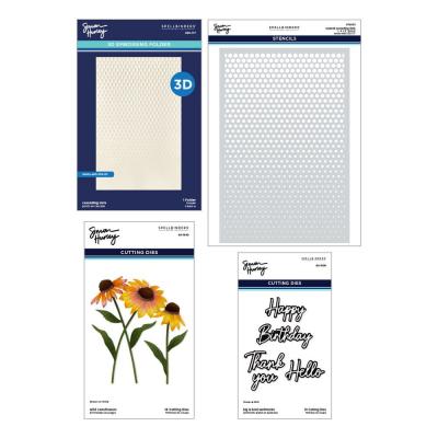 Spellbinders Cascading Coneflowers I Want It All! Bundle