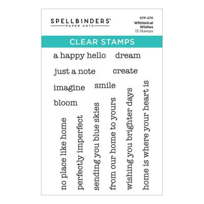 Spellbinders Whimsical Village Stempel - Wishes