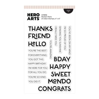 Hero Arts Fresh Flowers Stempel - Perfect Pairs
