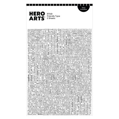 Hero Arts Hero Transfers - Friendly Type