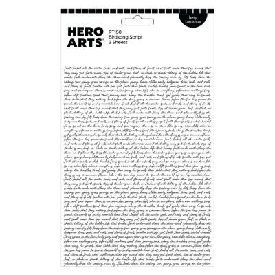 Hero Arts Hero Transfers - Birdsong Script