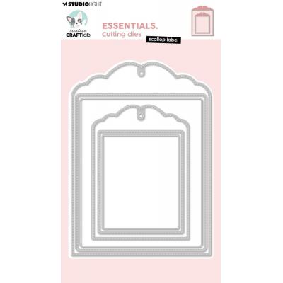 StudioLight Creative Craftlab Essentials Cutting Dies - Scallop Label