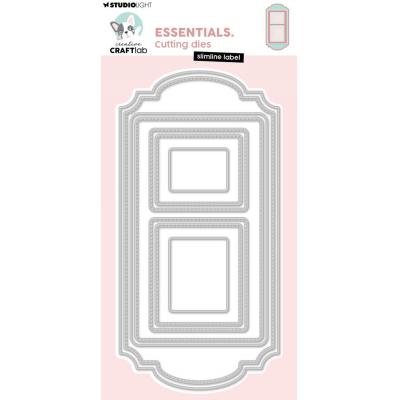 StudioLight Creative Craftlab Essentials Cutting Dies - Slimline Label