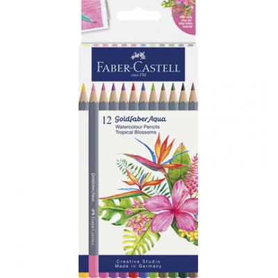 Faber Castell Goldfaber Aqua Aquarellstifte - Tropical Blossoms