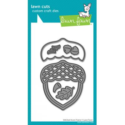 Lawn Fawn Lawn Cuts - Stitched Acorn Frame