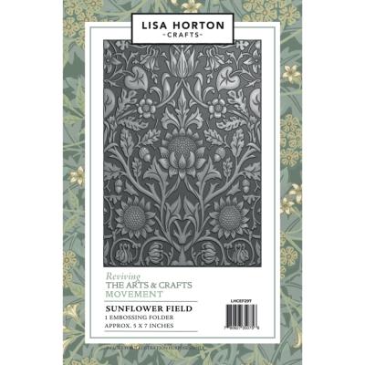Lisa Horton Crafts 3D Embossing Folder - Sunflower Tapestry