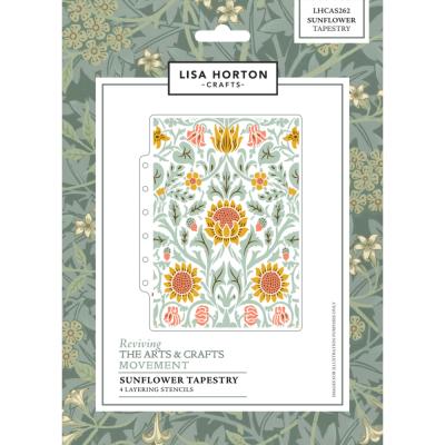 Lisa Horton Crafts Layering Stencils - Sunflower Tapestry