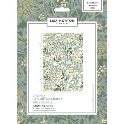 Lisa Horton Crafts Layering Stencils - Jasmine Vine