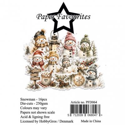 Paper Favourites Die-Cuts - Snowman