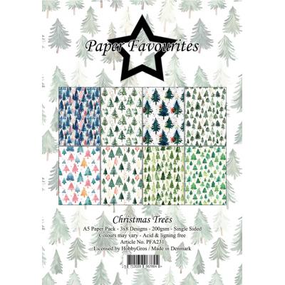 Paper Favourites Paper Pack - Christmas Trees