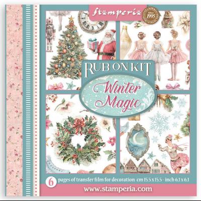 Stamperia Winter Magic - Rub-On Kit