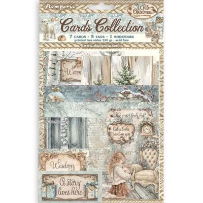 Stamperia White Christmas - Cards Collection