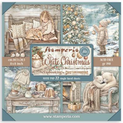 Stamperia White Christmas - Maxi Paper Pack