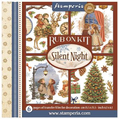 Stamperia Silent Night - Rub-On Kit