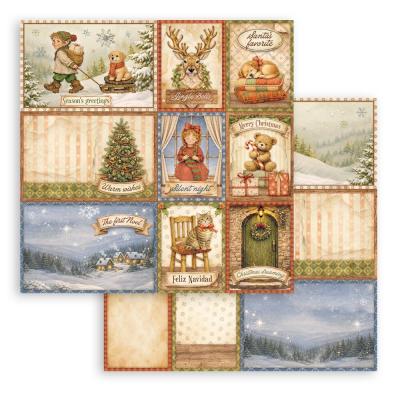 Stamperia Silent Night Designpapier - Mixed Cards