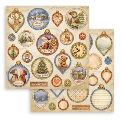Stamperia Silent Night Designpapier - Balls