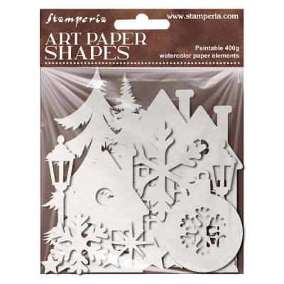 Stamperia Christmas - Art Paper Shapes