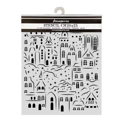 Stamperia Stencil - Christmas Village