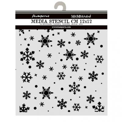 Stamperia Stencil - Christmas Snowflakes Pattern