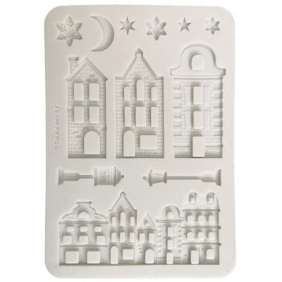 Stamperia Silicon Mould - Christmas Village