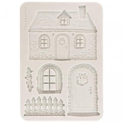 Stamperia Silicon Mould - Christmas Cottage