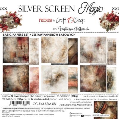 Craft O'Clock Silver Screen Magic - Basic Paper Set