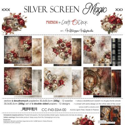 Craft O'Clock Silver Screen Magic - Paper Set
