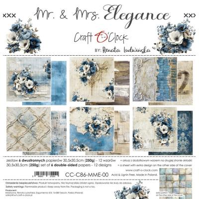 Craft O'Clock Mr. & Mrs. Elegance - Paper Set