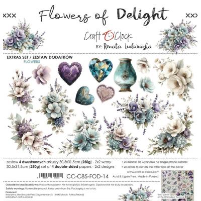 Craft O'Clock Flowers of Delight - Extras Set Flowers