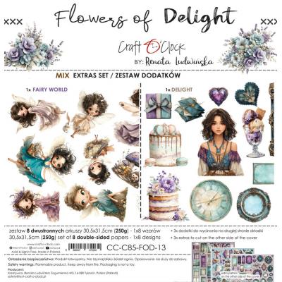 Craft O'Clock Flowers of Delight - Extras Set Mix