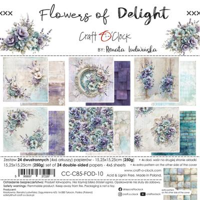 Craft O'Clock Flowers of Delight - Paper Set