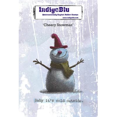 IndigoBlu Stempel - Cheery Snowman