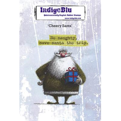 IndigoBlu Stempel - Cheery Santa
