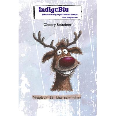 IndigoBlu Stempel - Cheery Reindeer