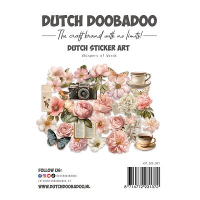 Dutch Doobadoo Whispers Of Words Art Stickers