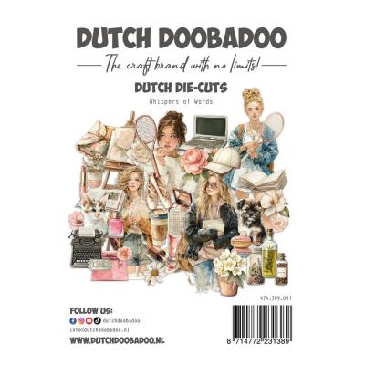 Dutch Doobadoo Whispers Of Words Die-Cuts