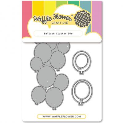 Waffle Flower Dies - Balloon Cluster