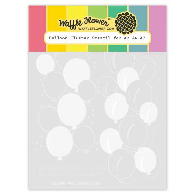 Waffle Flower Stencil - Balloon Cluster