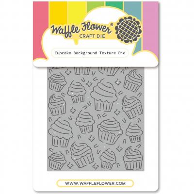 Waffle Flower Dies - Cupcake Background